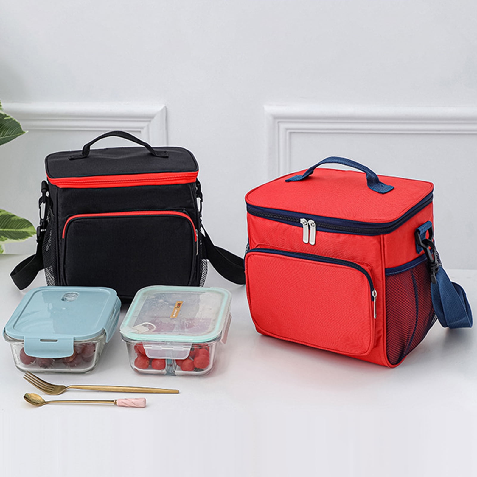 Yitote Lunch Box for Women with 4 Icepacks,Cute Bags A3-Palm