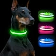 thumbnail image 1 of Yirtree Light up Dog Collar, LED Dog Collar, Flashing Dog Collar, Adjustable Reflective Dog Collar Safety Glowing at Night, 1 of 8