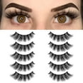 thumbnail image 1 of Yirtree Looks So Natural False Eyelashes Multipack, Lightweight & Comfortable, Natural-Looking, Tapered End Technology, Reusable, Cruelty-Free, Contact Lens Friendly, Style Shy, 5 Pairs, 1 of 8