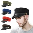 thumbnail image 1 of Yirtree Men Women Yacht Captain Sailor Hat Newsboy Cabbie Baker Boy Peaked Beret Cap Captain Hat Streetwear Women Accessories, 1 of 8