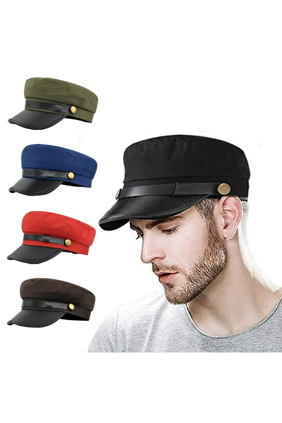 Men Women Yacht Captain Sailor Hat Newsboy Cabbie Baker Boy Peaked Beret Cap Captain Hat Streetwear Women Accessories