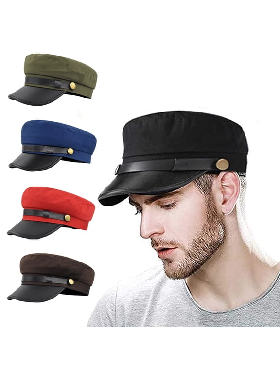 Men Women Yacht Captain Sailor Hat Newsboy Cabbie Baker Boy Peaked Beret Cap Captain Hat Streetwear Women Accessories