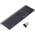 thumbnail image 1 of Yirtree Mini Slim Wireless Keyboard, 2.4Ghz Wireless Keyboard Handheld with Touchpad for PC Notebook TV Box Notebook Computer Portable PC Keyboard, 1 of 8