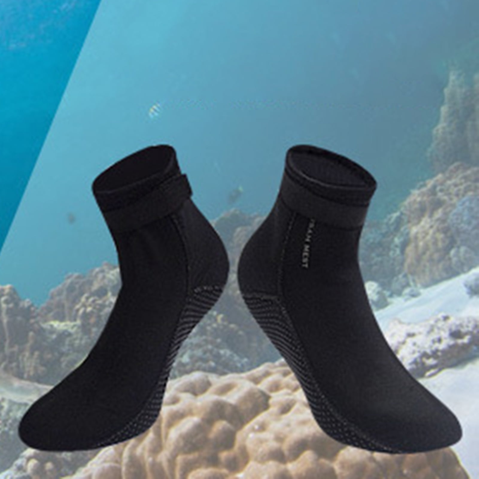 Lurkwolfer Calcetines de buceo de neopreno de 0.118 in para mujeres y  hombres, calcetines de playa antideslizantes para surf