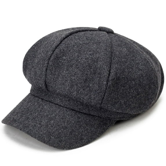 Yirtree Newsboy Caps for Women, Cabbie Painter Hat Gatsby Ivy Beret Cap Autumn Winter Warm Fashion Women Octagonal Hat Woolen Cloth Casual Beret Cap