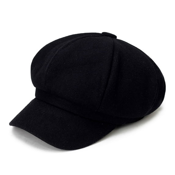 Yirtree Newsboy Caps for Women, Cabbie Painter Hat Gatsby Ivy Beret Cap Autumn Winter Warm Fashion Women Octagonal Hat Woolen Cloth Casual Beret Cap