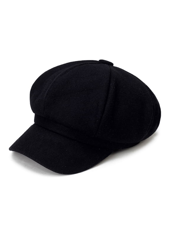 Newsboy Caps for Women, Cabbie Painter Hat Gatsby Ivy Beret Cap Autumn Winter Warm Fashion Women Octagonal Hat Woolen Cloth Casual Beret Cap
