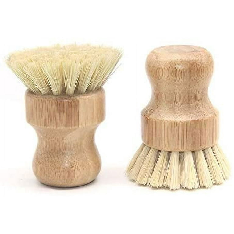 Sisal and Palm Pot Scrubber Scratch-free Brush for Baking 