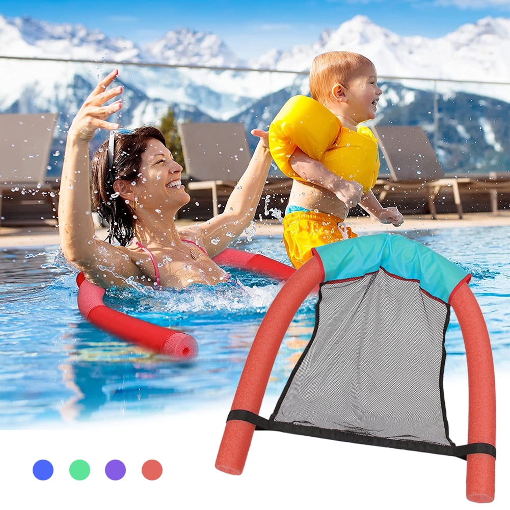 Yirtree Pool Noodle Floating Chair Comfortable Mesh Noodle Sling