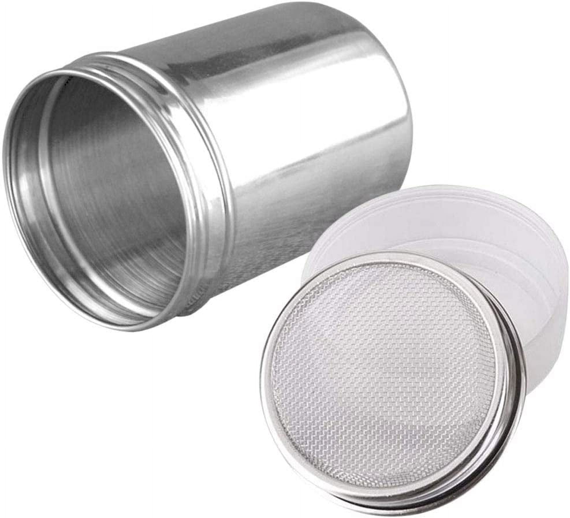 Yirtree Powder Sugar Shaker with Lid Stainless Steel Fine Mesh Shaker