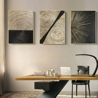Black And Gold Painting