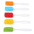 thumbnail image 1 of Yirtree Silicone Spatulas Set of 5 - Heat Resistant Flexible Spatula 450F with Stainless Steel Core - FDA Grade Premium Kitchen Utensils with Good Grip - Seamless, Heavy Duty, BPA Free, 1 of 5