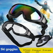 Yirtree Ski Snowboard Goggles Anti Fog Glare Adjustable Strap Snow Goggles for Men Women Kids Youth Winter Outdoor Sport Skiing, Snowboarding, Skating, Motorcycling