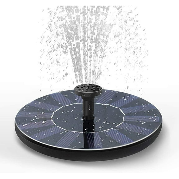 Yirtree Solar Fountain Pump,Solar Powered Water Fountain Pump ,Solar Birdbath Floating Fountain for Garden,Ponds, Fish Tank,Outdoor and Aquarium