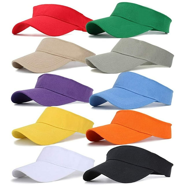 Yirtree Sport Wear Athletic Visor Sun Visor Adjustable Cap Men Women