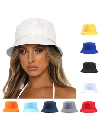The Hat Depot Youth Kids Washed Cotton & Lightweight Nylon Packable Bucket  Travel Hat Cap