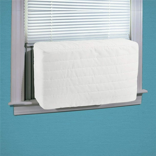 Yirtree Window Air Conditioner Cover Outdoor, Outside Window AC Unit Cover White Dustproof