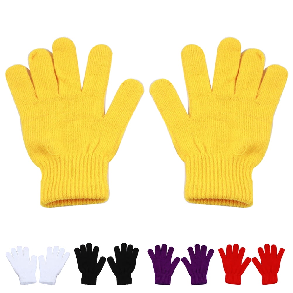 Mens' Winter Thermal Knit Magic 2 In 1 Combo Fingerless Gloves - Foto 9