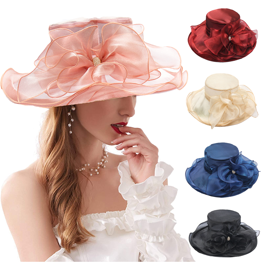 Stunning Church Hats with Rhinestones A Fashion Must-Have for Ladies Derby