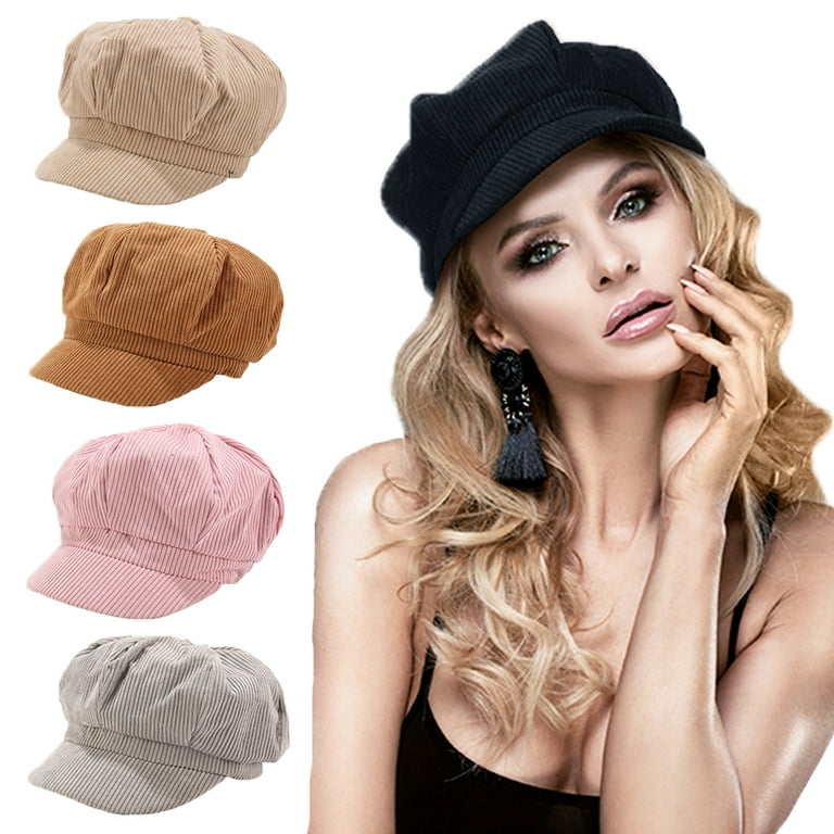Yirtree Women's Retro Peaked Ivy Newsboy Paperboy Gatsby
