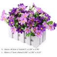 thumbnail image 1 of Yirtree Wood Potted Succulent Planter Artificial Succulent Wood Planter Arrangement Assorted Plants Flower Pot Fence Plant Basket Container Planter Home Garden Wedding Decor, 1 of 8