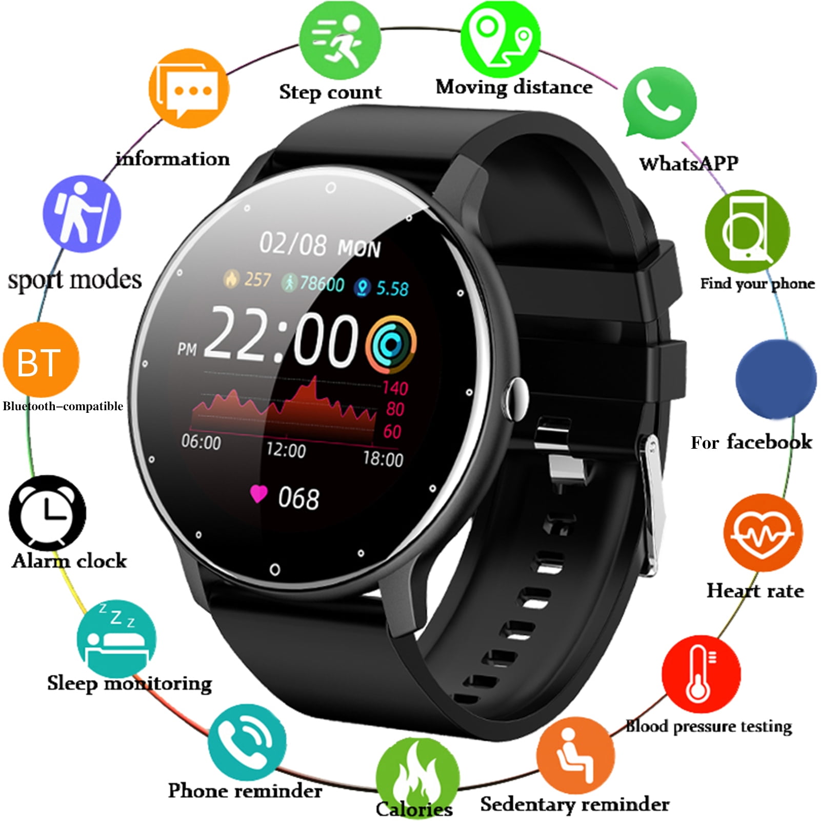 Wrist watch health monitor new arrivals
