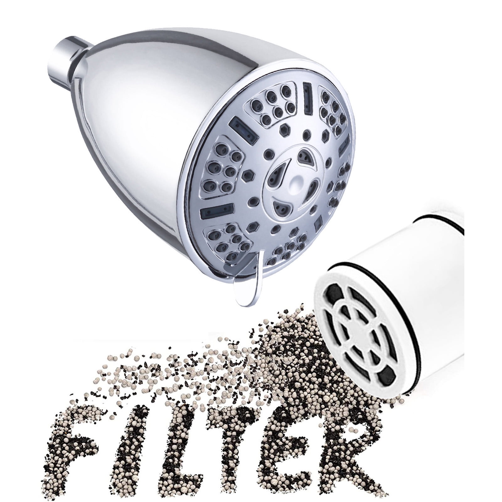 Yishangzhng Shower Head , High Pressure 9 Spray Settings Filtered