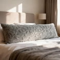 thumbnail image 1 of Yisiziyo Plush Body Pillow Pillowcase, 54 * 20 Soft Long Pillow for Bed, Three-Dimensional Jacquard Design, Suitable for Living Room Sofa, Bedroom Bed Decorative Pillowcase, 1 Pc (Light Gray), 1 of 5