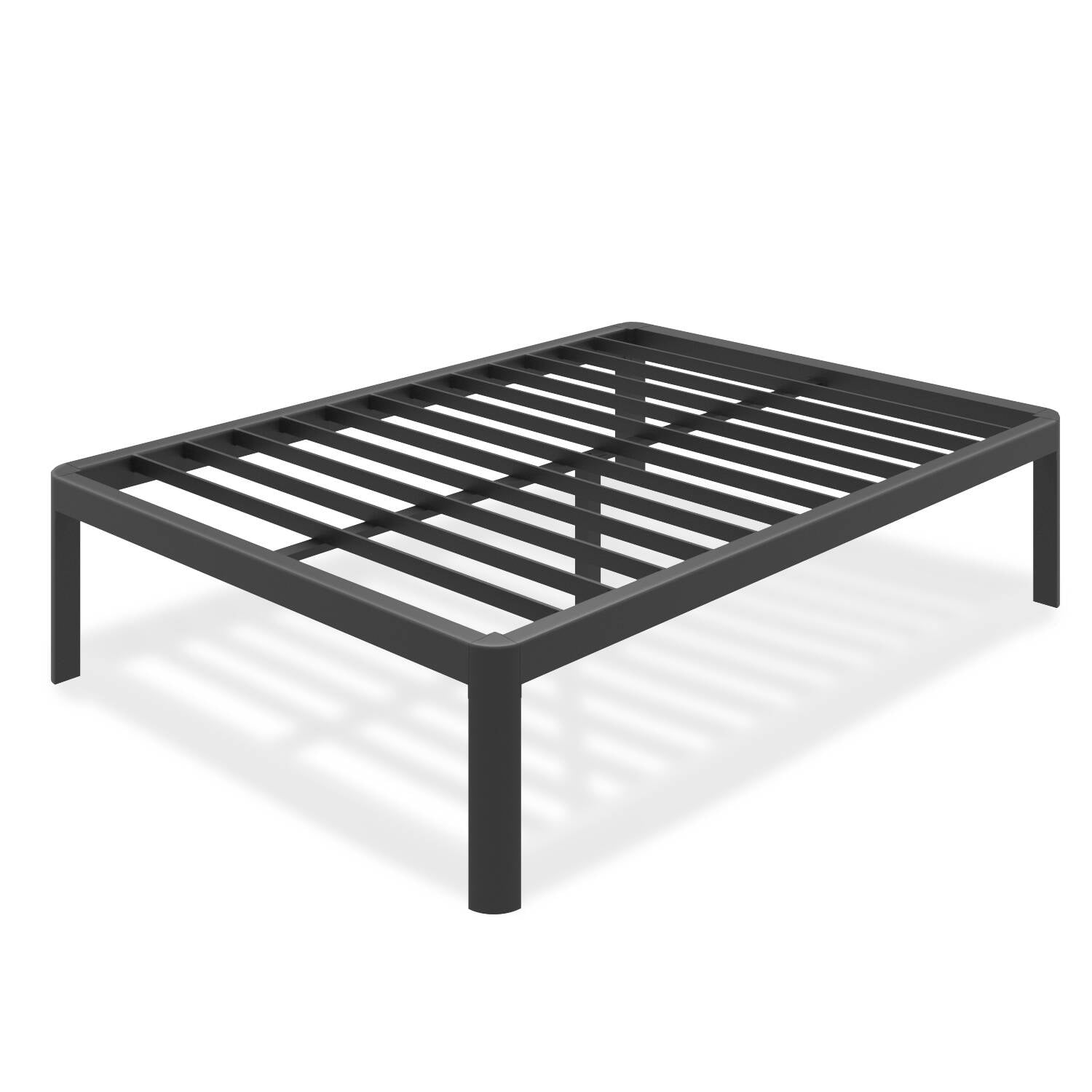 Yitong Angel California King Bed Frame with Round Corner Edge Legs, 18 Inch Tall 3500 lbs Heavy