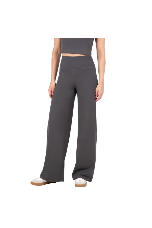 Active Women's and Women's Plus High Waist Wide Leg Pants – Buttery Soft Lounge & Yoga Pants with Tummy Control Pants, Sizes XS-4X, Inseam 29-31