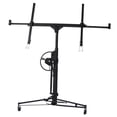 thumbnail image 1 of Yiwa 11' Drywall Lift Panel Hoist Dry Wall Rolling Panel 150LBS Lifter Construction Tools With Adjustable Telescopic Arm, 1 of 7