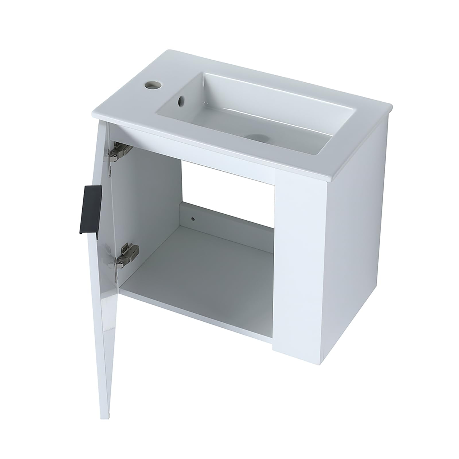 Yiwa 22" Bathroom Cabinet With Sink Combo, Small Bathroom Vanity And ...