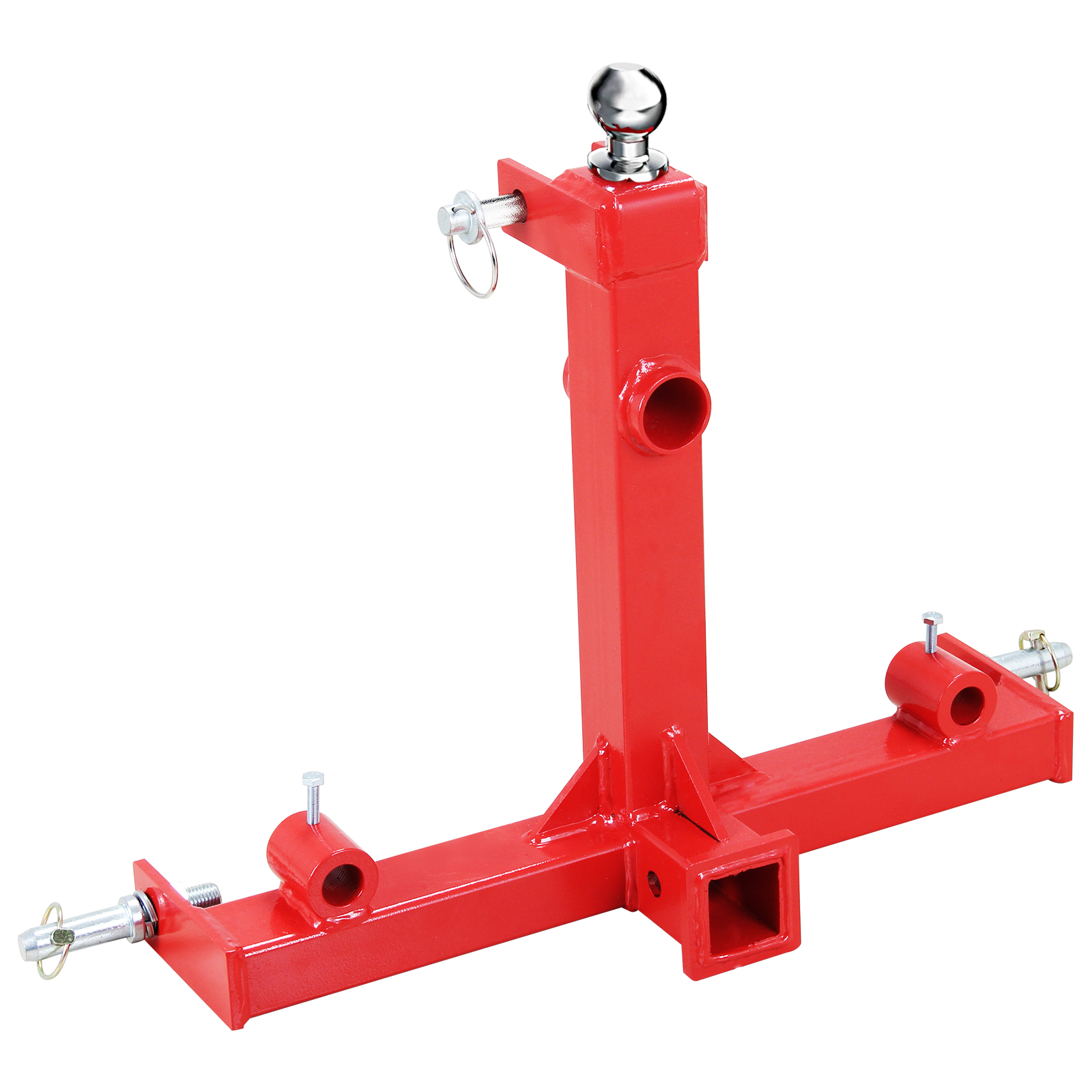 Yiwa 3 Point Gooseneck Tractor Trailer Hitch Optional Hay Bale Spear