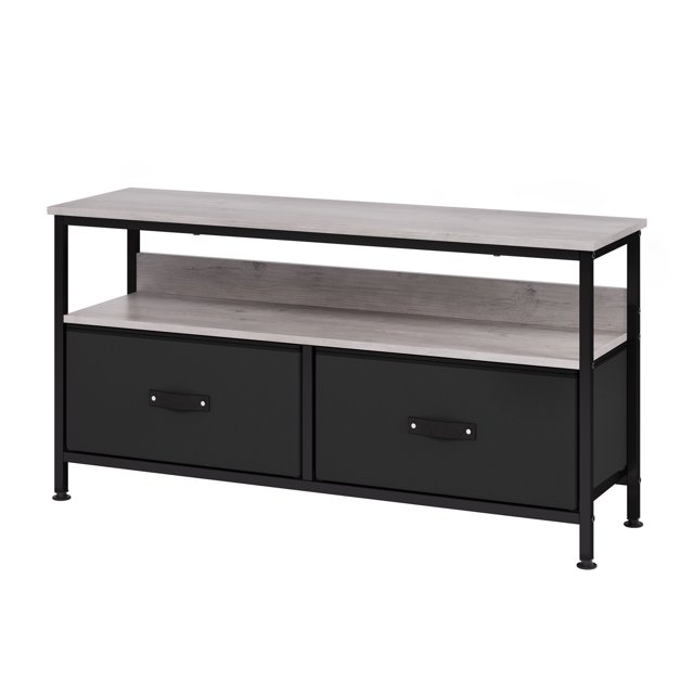 Yiwa 39inch Dresser TV Stand with Storage, Entertainment Center with 2