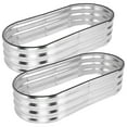 Yiwa 4 5 X 2 X 1ft Galvanized Raised Garden Bed With Rubber Edge 2 yiwa-4-5-x-2-x-1ft-galvanized-raised-garden-bed-with-rubber-edge-2