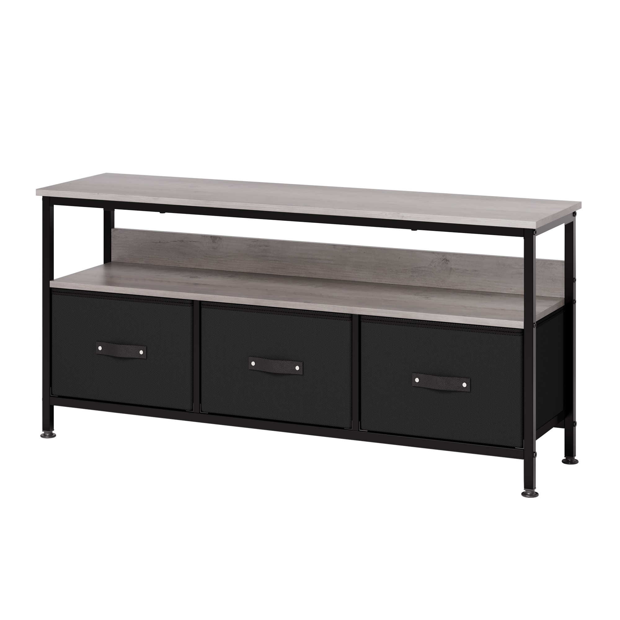 Yiwa 47inch Dresser TV Stand with Storage, Entertainment Center with 3