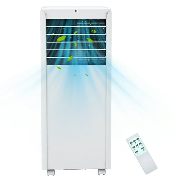 Yiwa 8,000 BTU Portable Air Conditioner up to 750 Sq., with Remote Control, 24 Hour Timer and Sleep Function, for Home Office Dorm