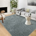 thumbnail image 1 of Yiwa 9x12 Large Indoor Carpet for Living Room Bedroom Nursery Room, Blue, 1 of 7