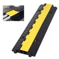 Yiwa Cable Protector Ramp, 2 Channels Speed Bump Hump, 11000lbs ...