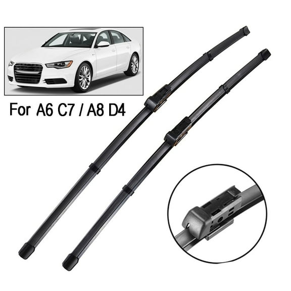 26'' 21'' Front Windshield Wiper Blades Set for Audi A6 C7 4G 2012-2017