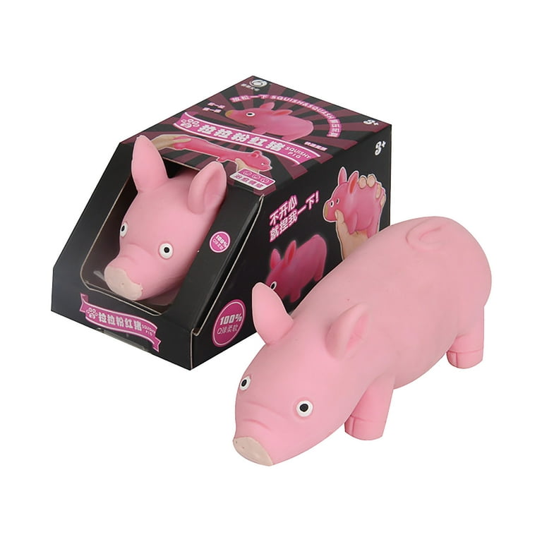 Yiwula Cute Pig Decompression Toy Stretch Pinch Restores Pig Toy  Relievestress Toy