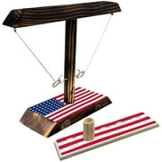 Yiwula Independence Day Ring Toss Games,Usa Flag Pattern Handheld Board Games