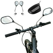Yiwula Rear View Bicycle Mirrors, Black (2 Count)