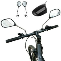 Yiwula Rear View Bicycle Mirrors, Black (2 Count)