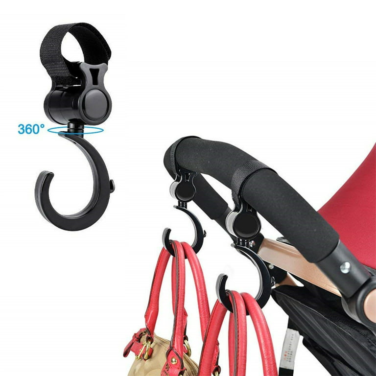 Yiwula Stroller Hooks For Bags Purses Water Bottles And More