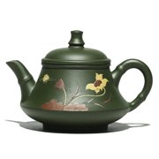 Yixing Chinese Tea Set Drinking Set Suit For Green Tea Lotus Fragrant Teapot