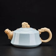 Yixing Clay Kettle Coffeeware Gaiwan Teapots Samovar Ked Glaze Of Teapot Clay Pot Tea Set And Ge Kiln Teeware Teware
