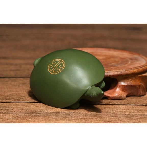 Yixing Zisha Pottery Fengshui Long Life turtle Tortoise Tea Pet StatueChinese