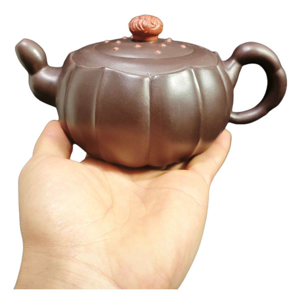 Yixing Zisha Teapot White Tea Kettle Filter Purple Clay Pot Lotus ...