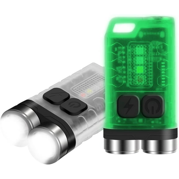 Yiyang V3 Mini Powerful Keychain Flashlights with Red UV Blue Light,High Lumens 900LM USB-C Rechargeable Small Pocket EDC LED Flash Light-12 Modes,IP65 Waterproof,Tail Magnet